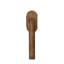 4.022.430 Window handle Moon craft cognac Front.webp