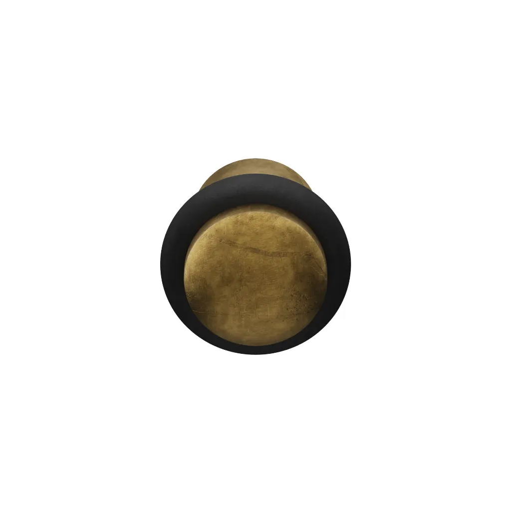4.025.430 Door stop round 20mm Moon craft gold Front.webp