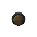 4.025.430 Door stop round 20mm Moon craft bronze Front.webp