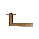 4.008.443 Door Lever handle Rock craft cognac top.webp