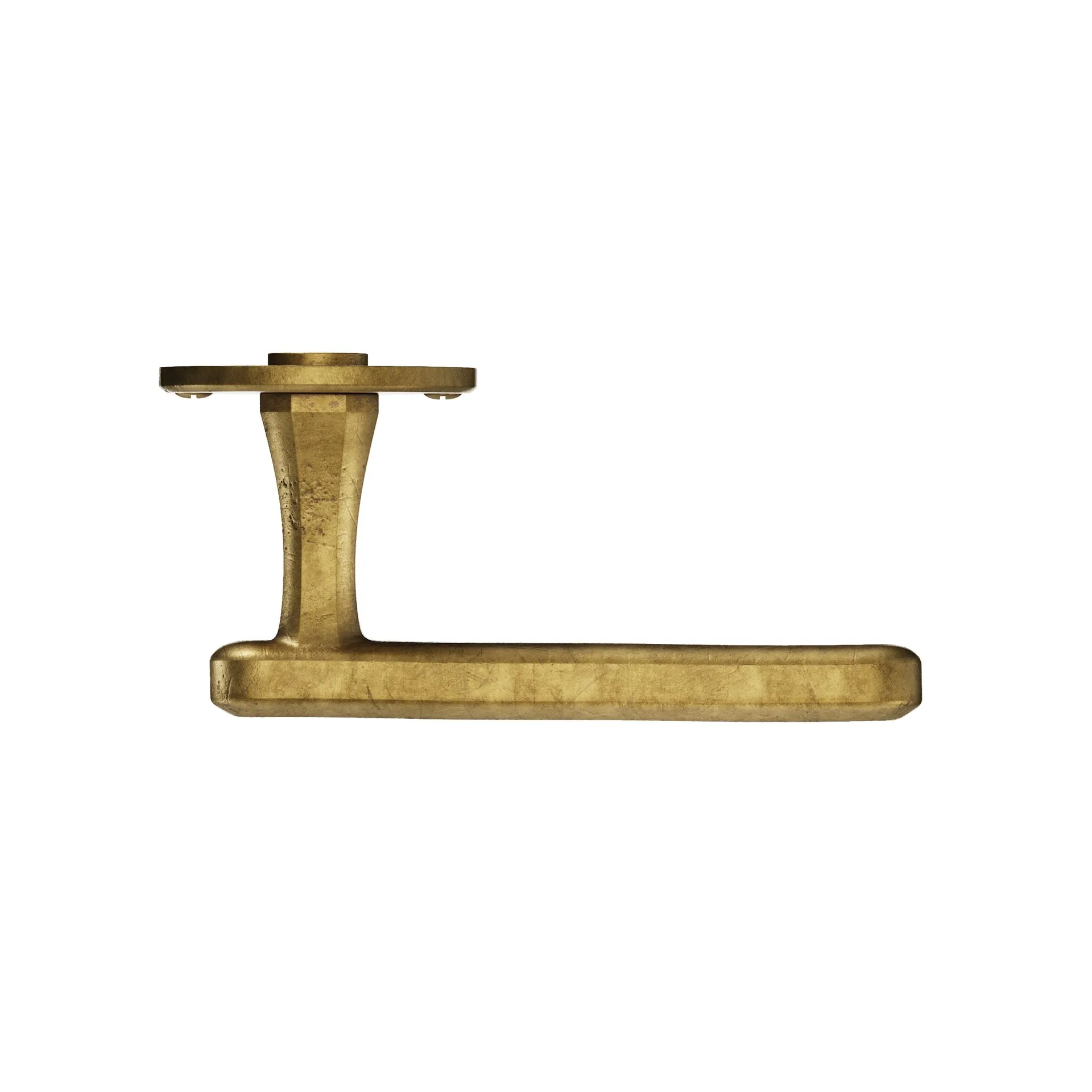 4.035.433 Door Lever handle Terra L+L craft gold top.webp