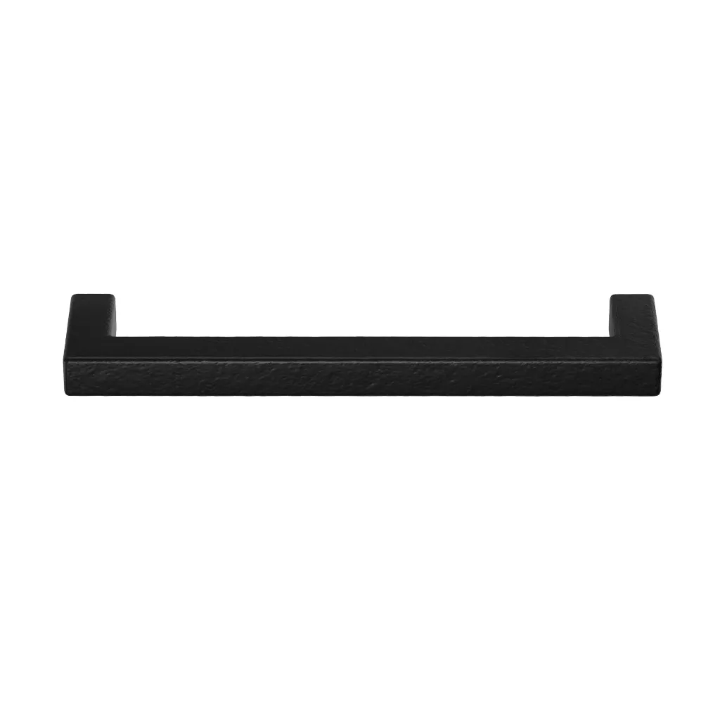 4.002.460 Cabinet handle Rock 10_128 mm craft black front.webp