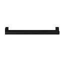 4.003.460 Cabinet handle Rock 10_160 mm craft black front.webp