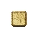 4.006.430 Cabinet knob Rock 10 mm craft gold front.webp