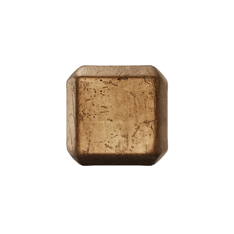 4.006.440 Cabinet knob Rock 10 mm craft cognac front.webp