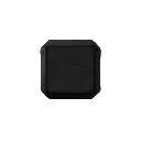 4.006.460 Cabinet knob Rock 10 mm craft black front.webp