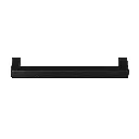 4.005.460 Pull handle Rock 18_230 mm piece craft black front.webp