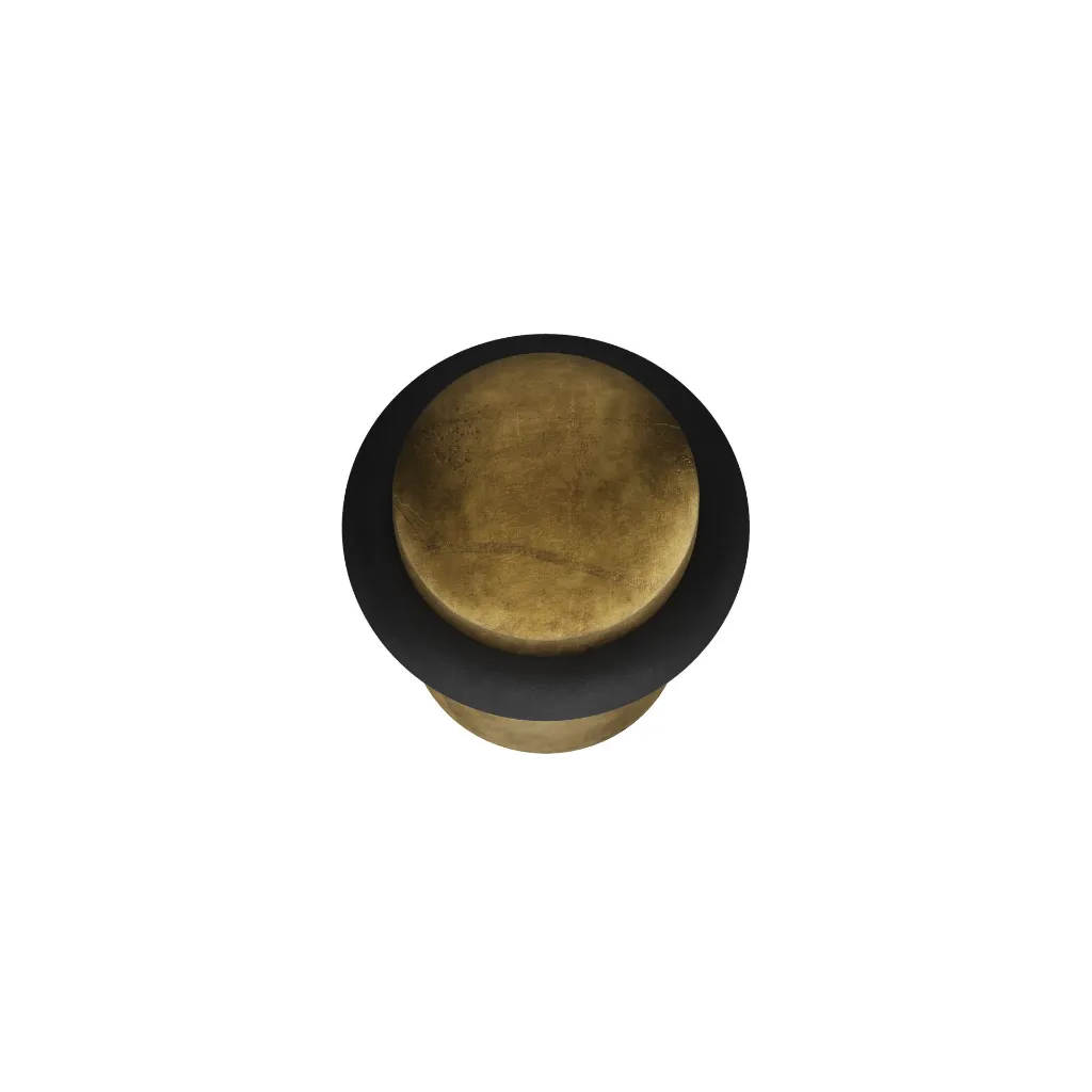 4.025.430 Door stop round 20mm Moon craft gold Front.webp