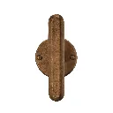4.033.433 Door Lever handle Terra T+T Craft Cognac Front.webp