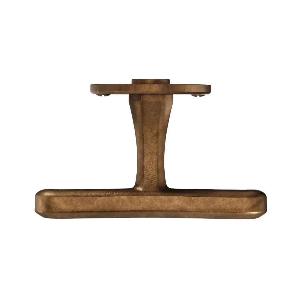4.033.433 Door Lever handle Terra T+T Craft Cognac Top.webp