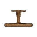 4.033.433 Door Lever handle Terra T+T Craft Cognac Top.webp