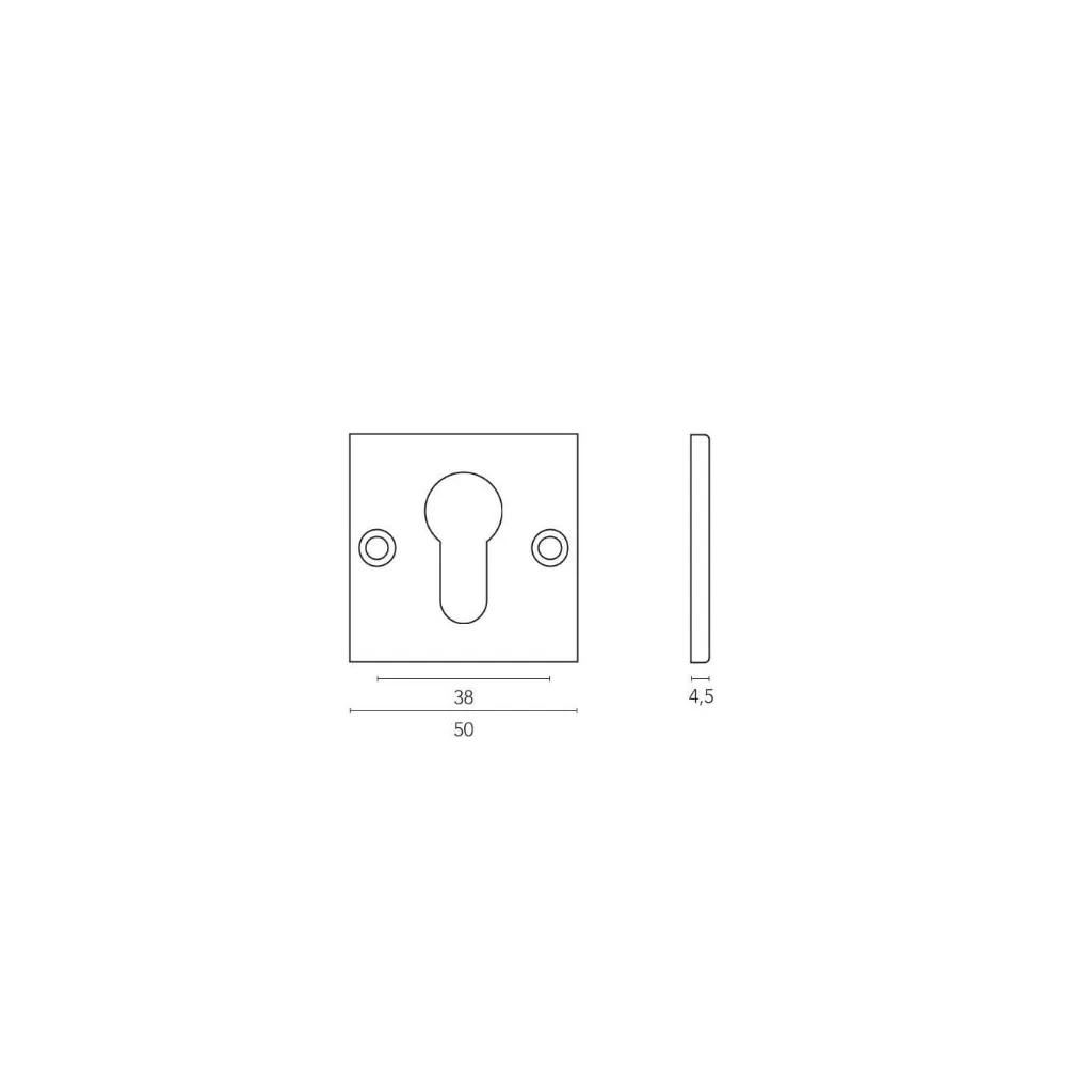 Cylinder escutcheon square 50mm pair_TT.webp