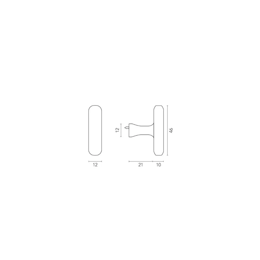 Cabinet T knob Terra.webp