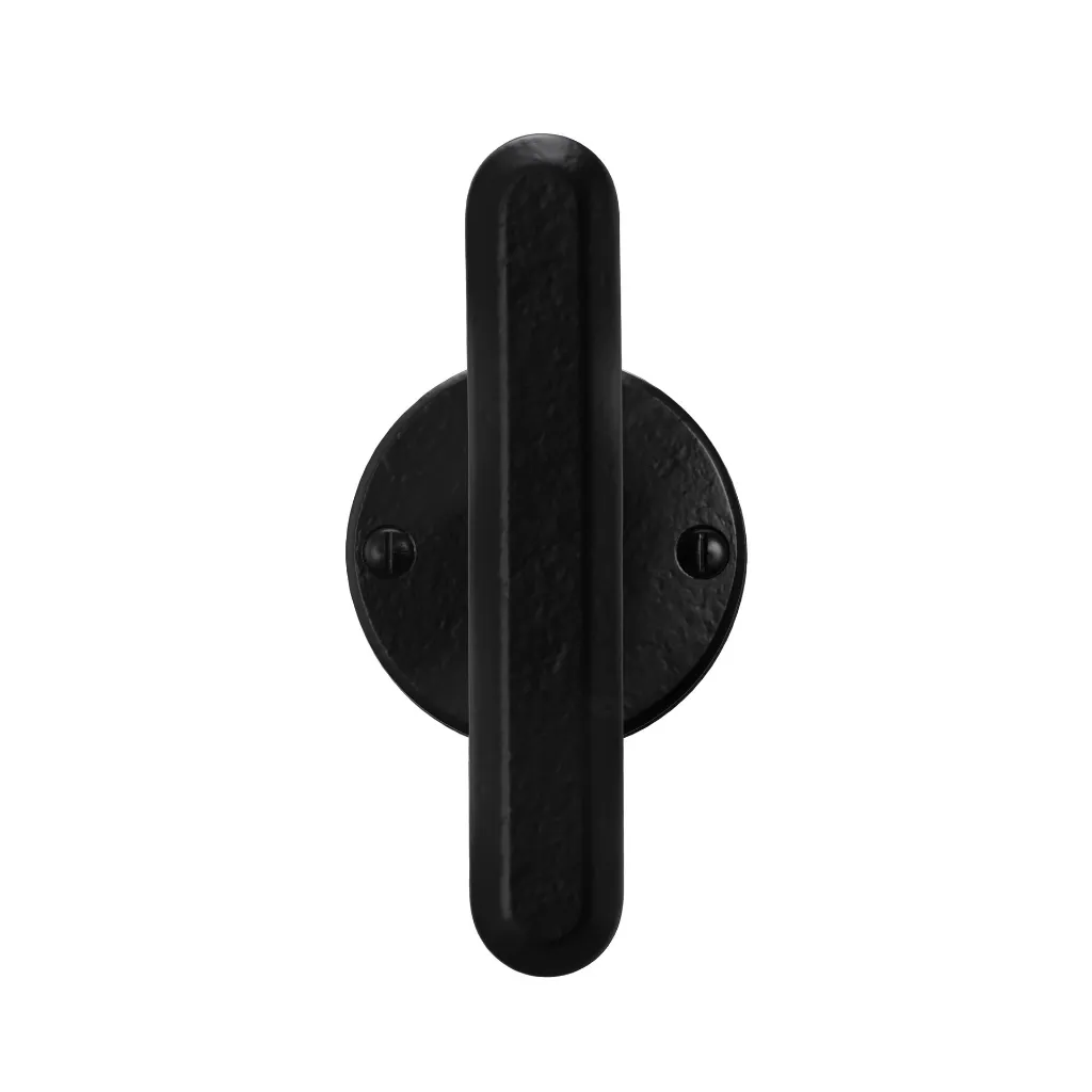 4.033.433 Door Lever handle Terra T+T Craft Black Front.webp