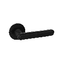 4.035.433 Door Lever handle Terra L+L craft black in the other direction.webp