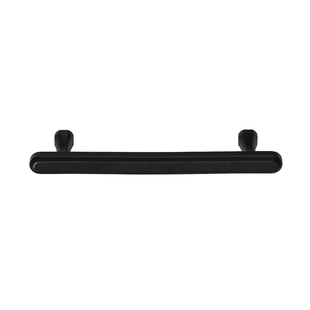 4.028.430 Cabinet handle Terra 96 mm Craft Black Front.webp