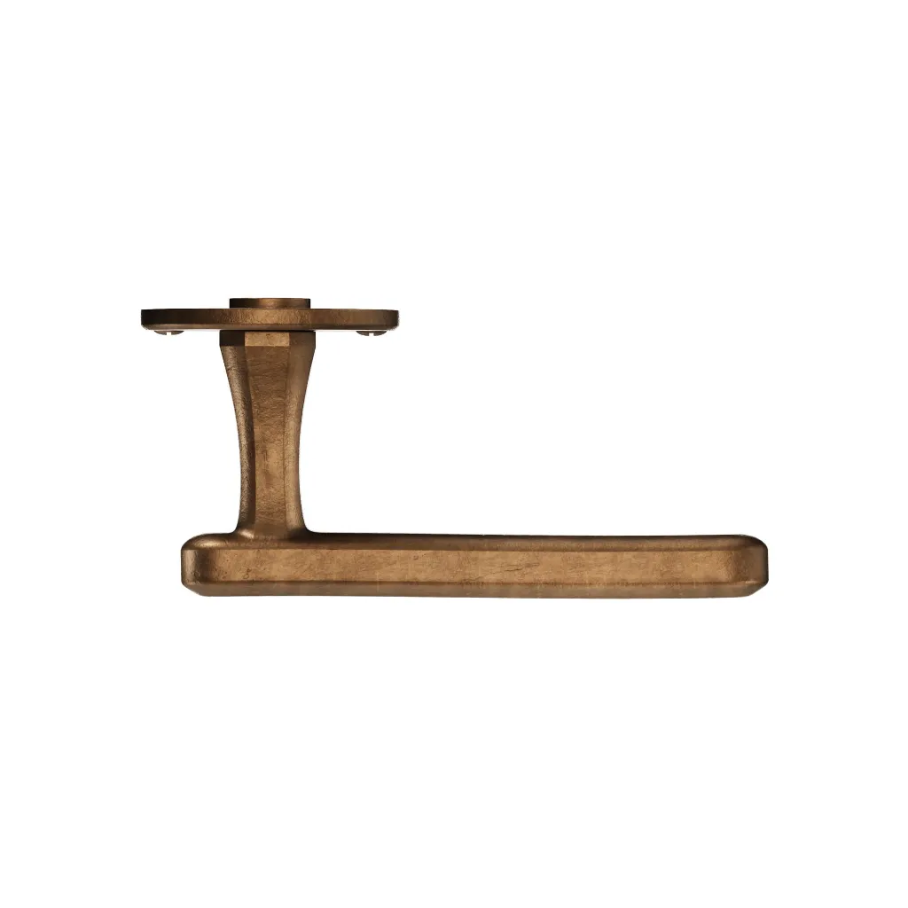 4.035.433 Door Lever handle Terra L+L Craft cognac Top.webp