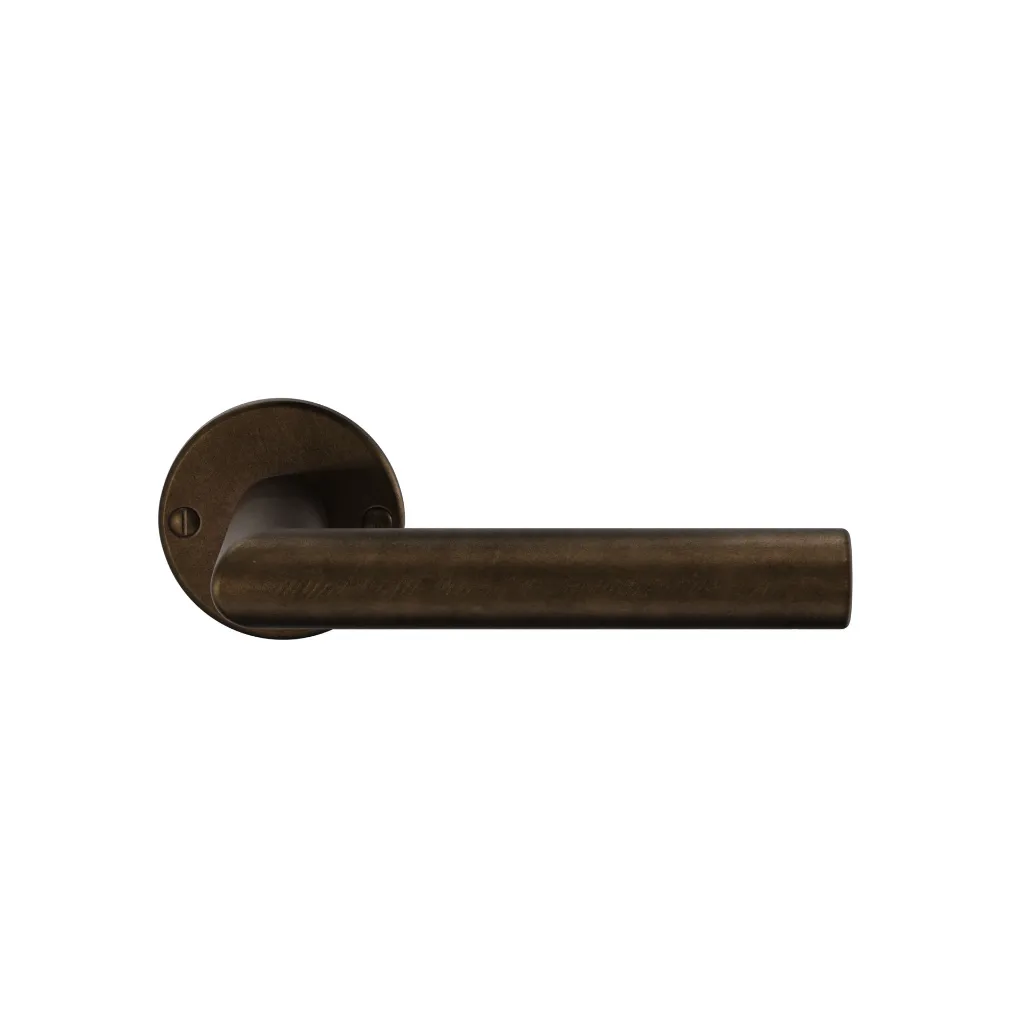 4.021.433 Door Lever handle Moon craft bronze Front.webp