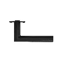 4.021.433 Door Lever handle Moon craft black Top.webp