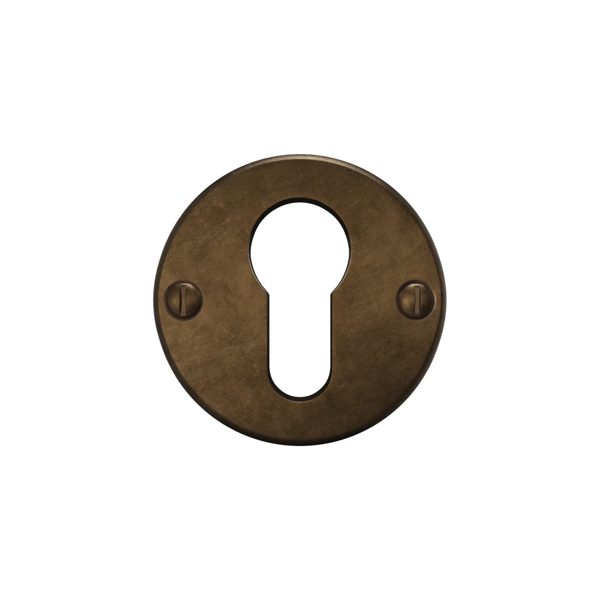 Cylinder escutcheon round 50mm pair