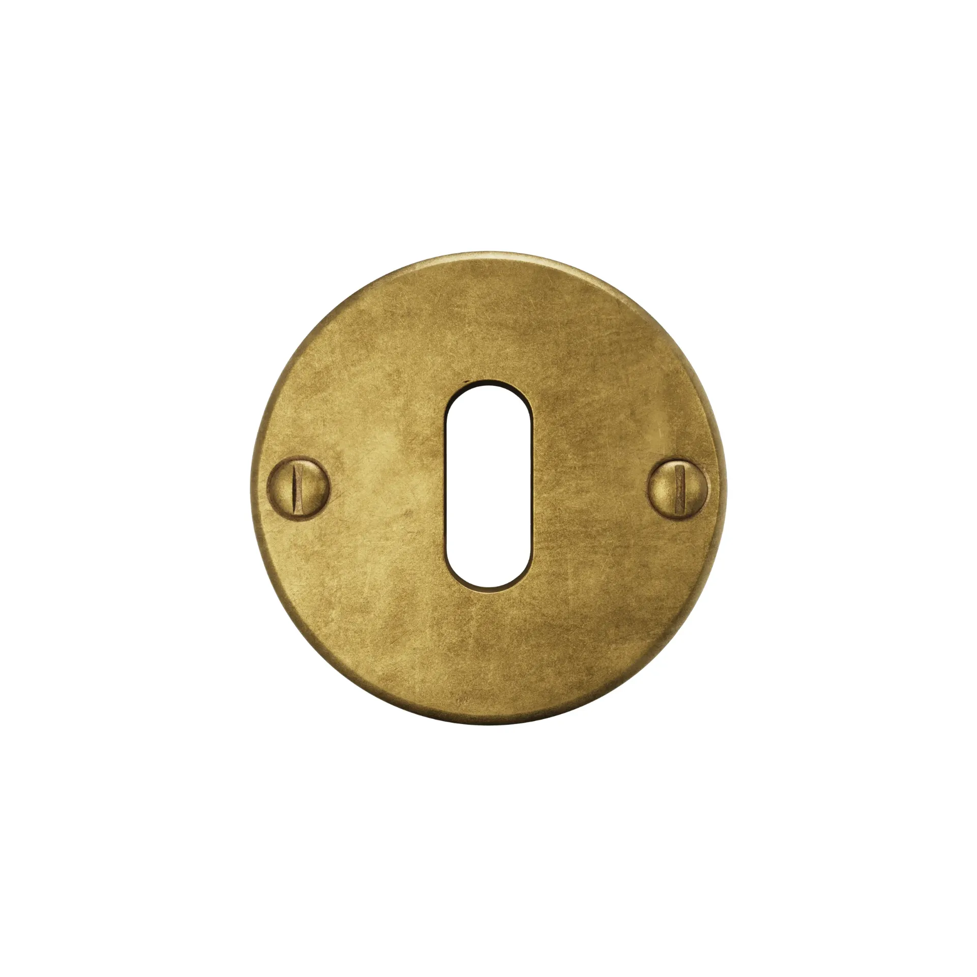 Key escutcheon round 50mm paire