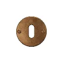 Key escutcheon round 50mm paire