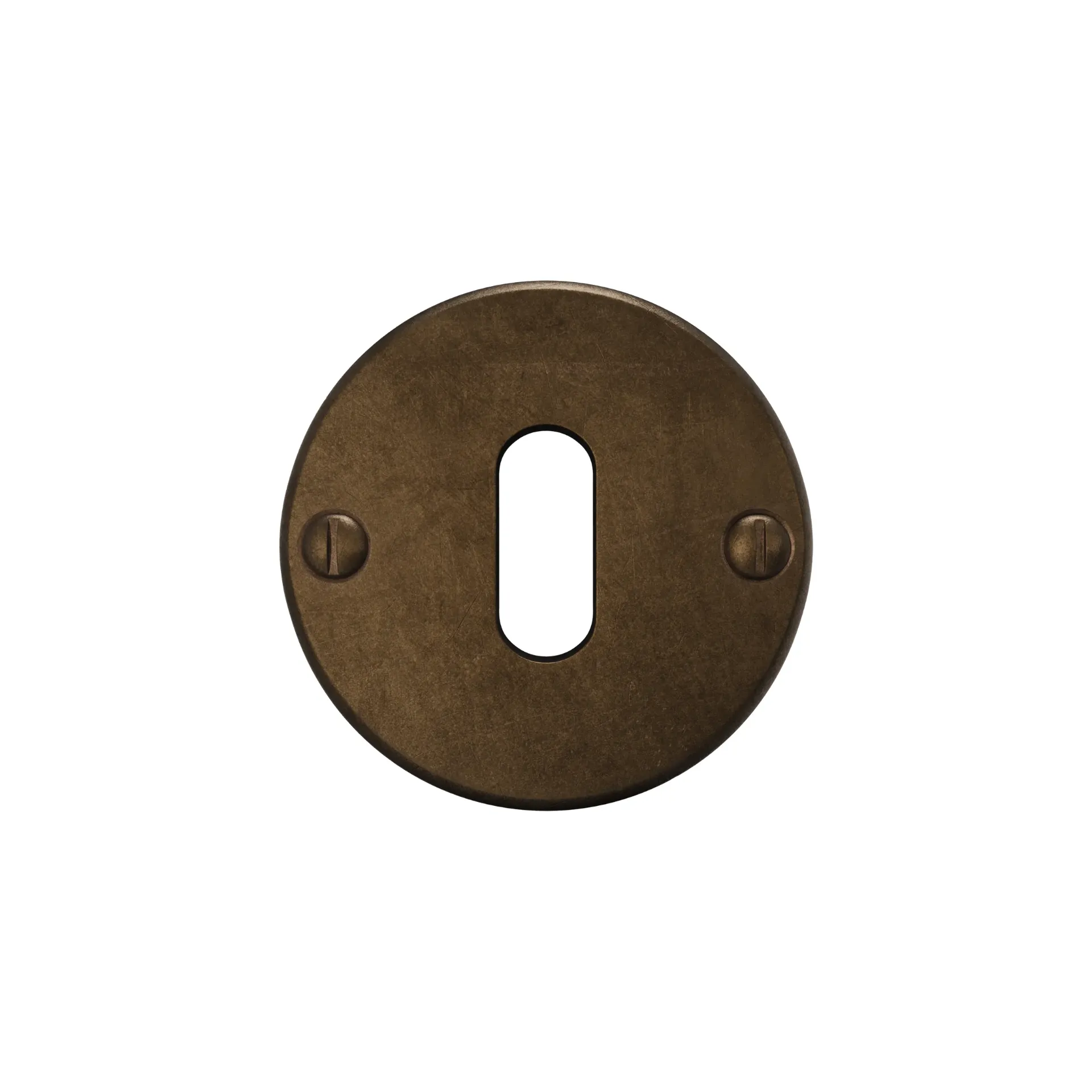 Key escutcheon round 50mm paire