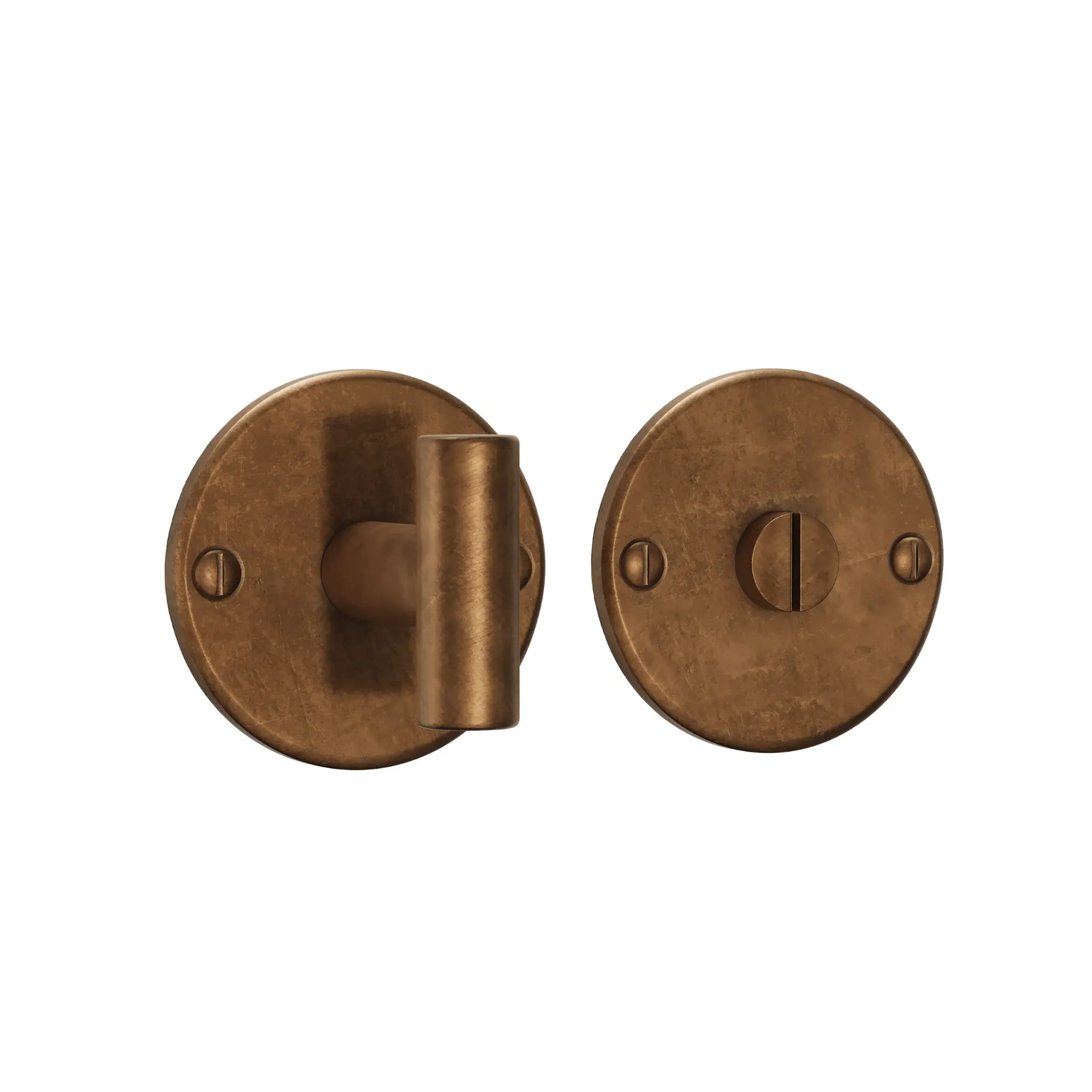 [4023442] Thumbturn lock Moon (Craft Cognac)
