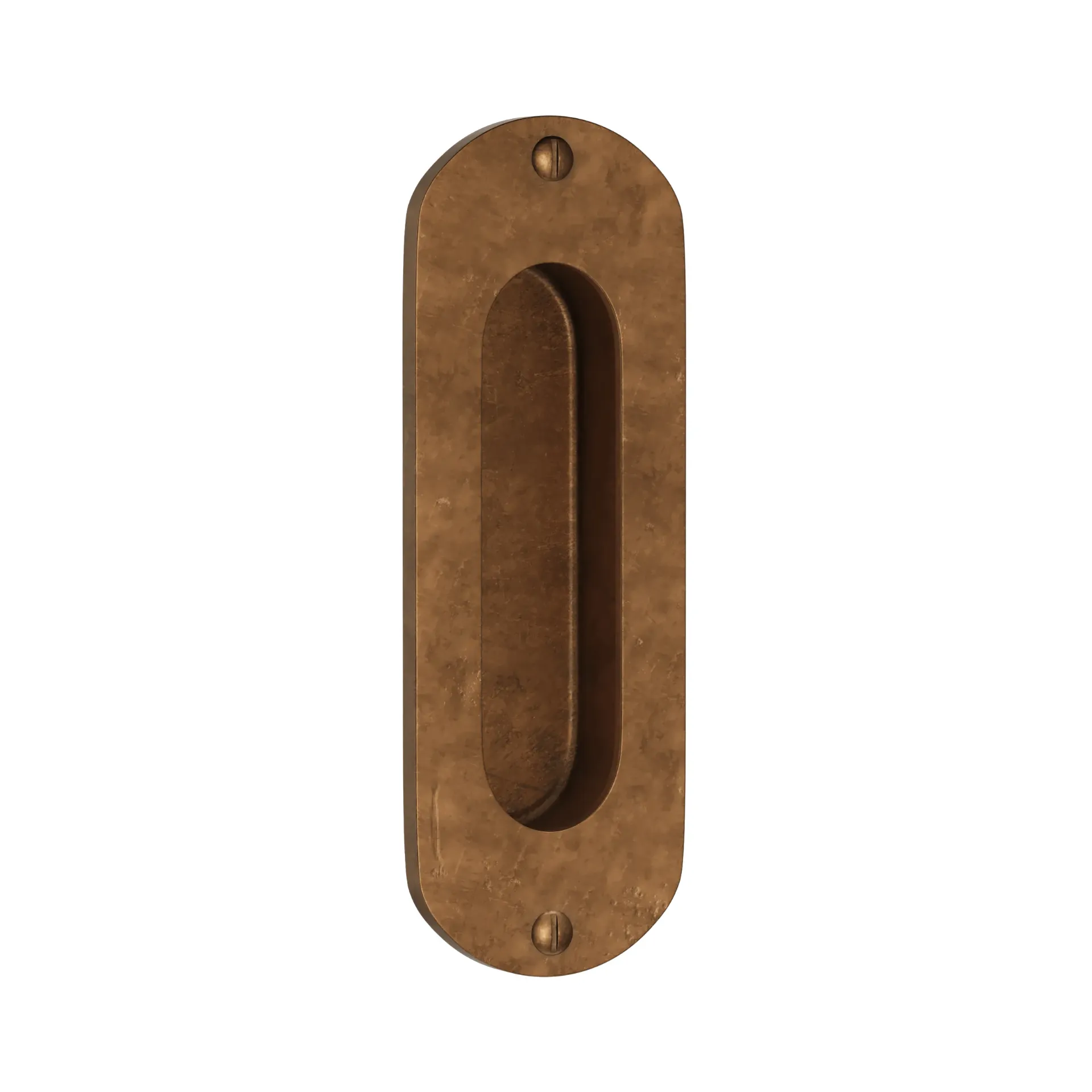 [4026440] Sliding door handle round (Craft Cognac)