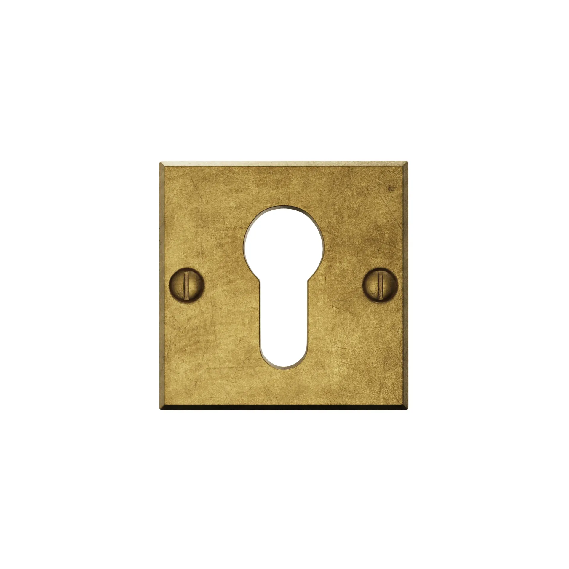cylinder escutcheon square 50mm paire