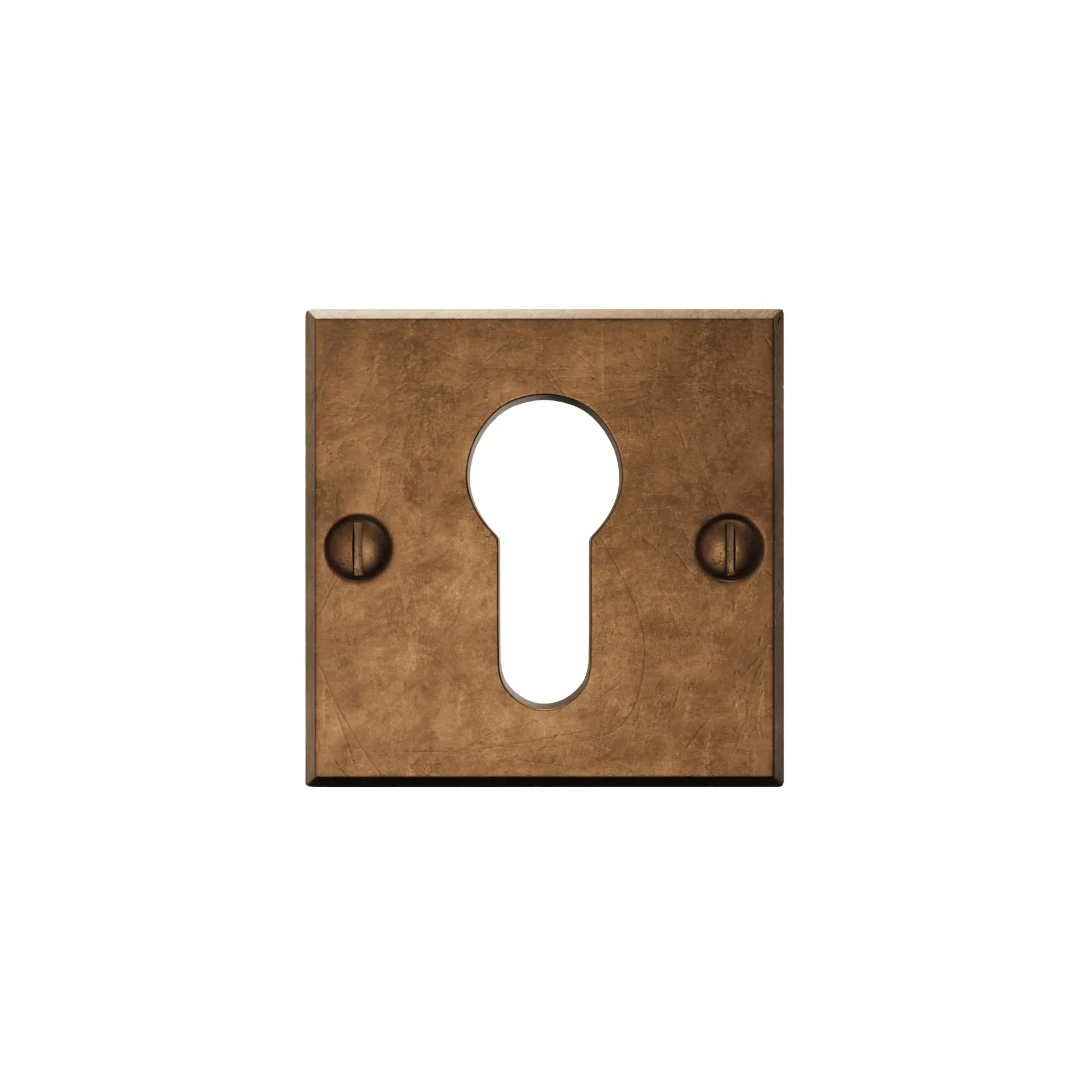 cylinder escutcheon square 50mm paire