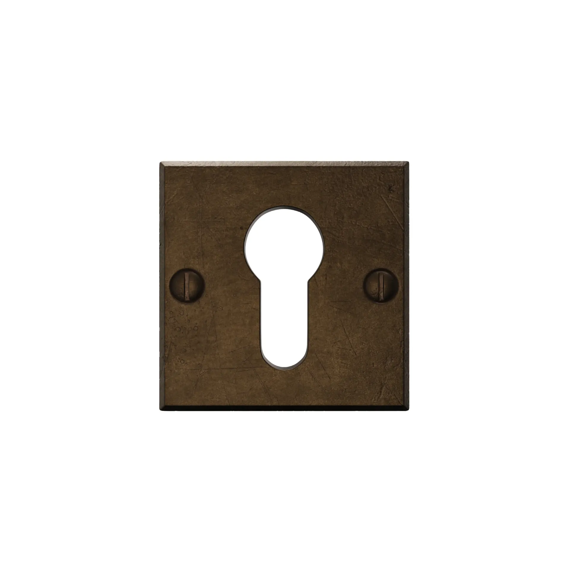 cylinder escutcheon square 50mm paire