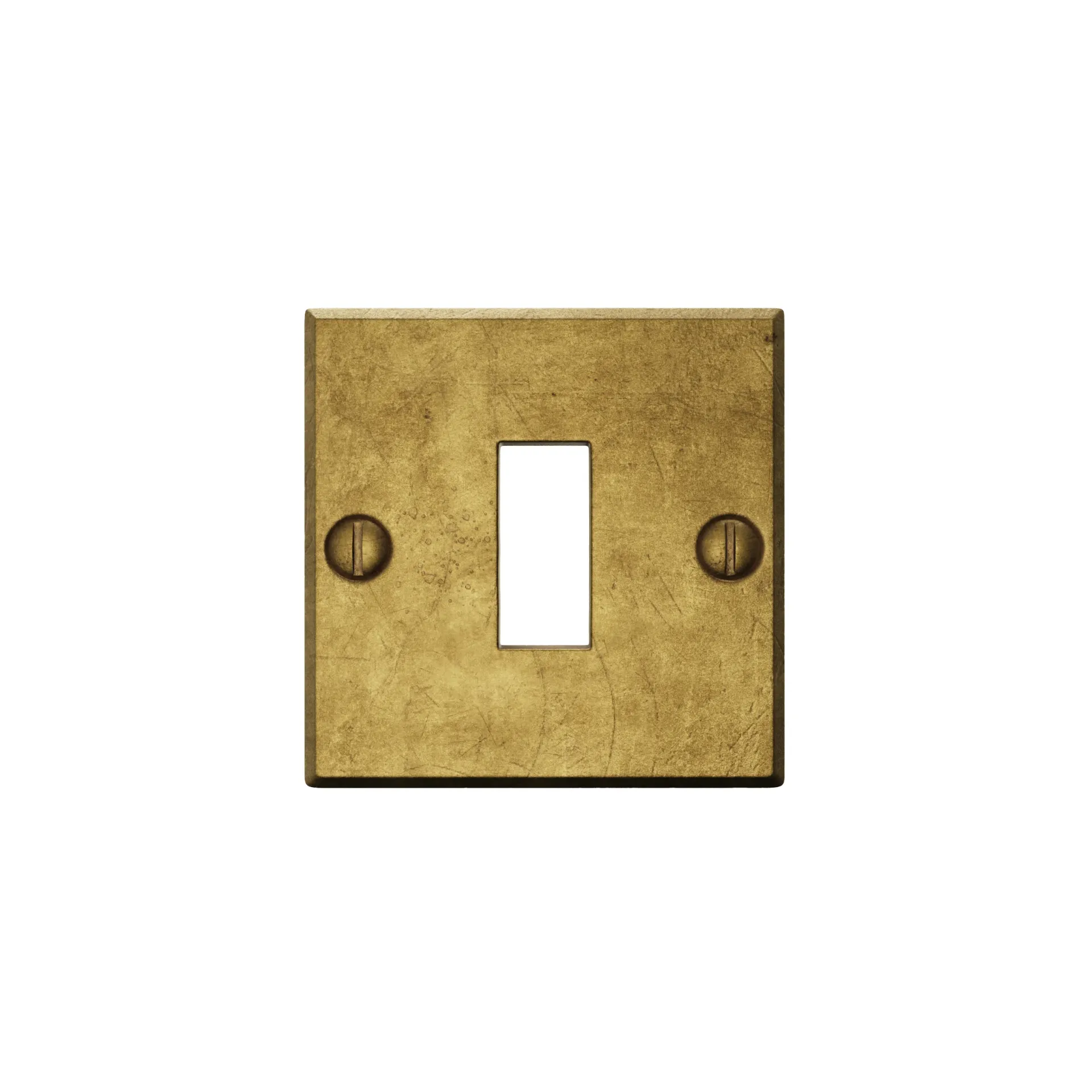 Key escutcheon square 50mm paire