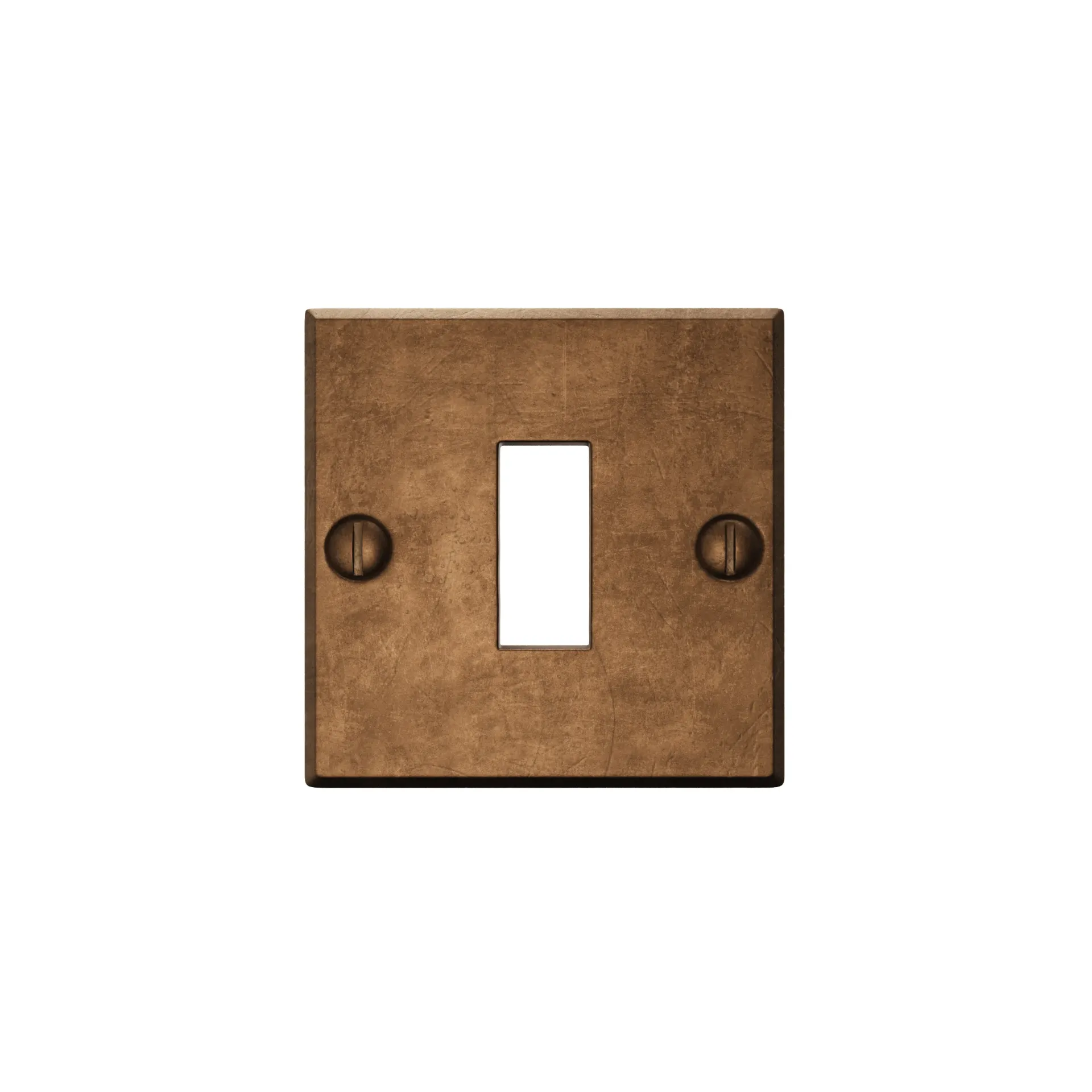 Key escutcheon square 50mm paire
