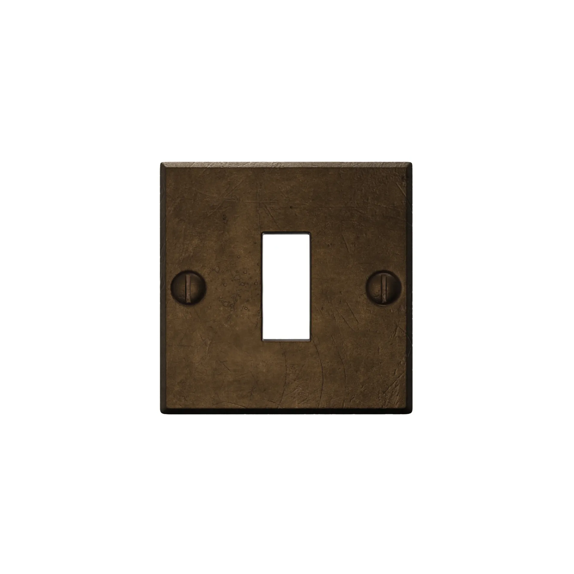 Key escutcheon square 50mm paire