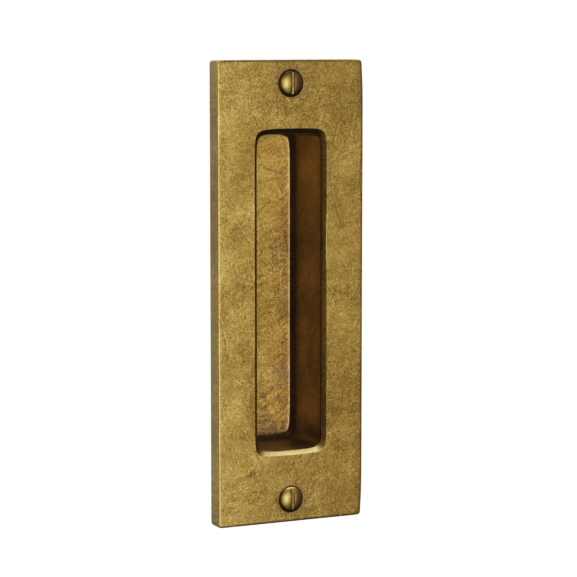 Sliding door handle square