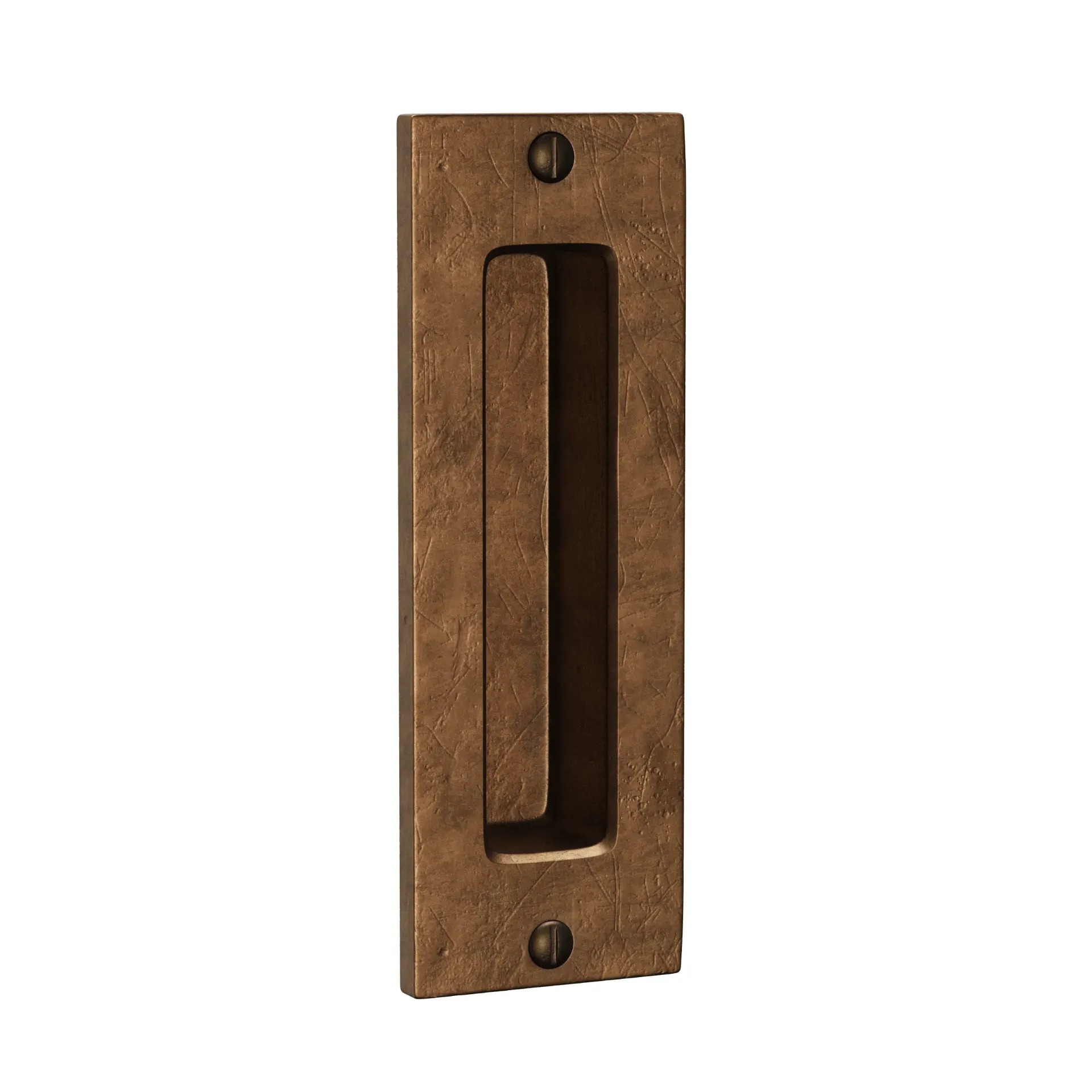 Sliding door handle square